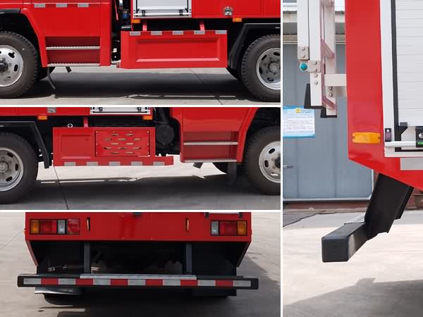 3.5噸雙排四驅(qū)森林水罐消防車